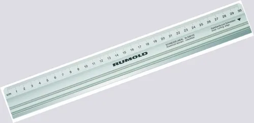 Rumold Lineal Schneidelineal Aluminium 30 cm (10 Stück)