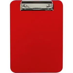 Alco Klemmbrett 5514-12, A5, Kunststoffbezug, rot