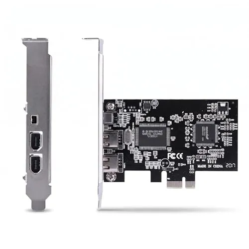 1394a-Controllerkarte, PCI-E PCI Express FireWire 1394a IEEE 1394-Controllerkarte mit Firewire-Kabel