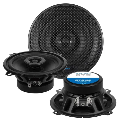 Crunch GTS52-13cm 2-Wege Koax Lautsprecher - Car-HiFi-Lautsprecher mit 13cm 2-Wege Koaxial System, ideal für kraftvollen Sound im Auto, max. 150 Watt Leistung pro Lautsprecher.