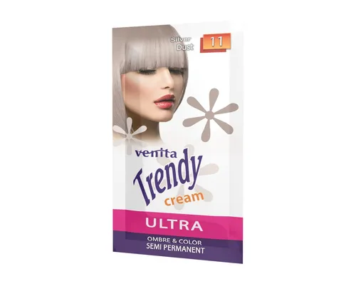 Venita Trendy Cream Ultra krem do koloryzacji włosów 11 Silver Dus 5902101519106