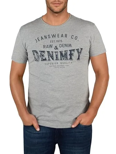 DENIMFY TShirt Herren Regular Fit DFNuri Regular Fit 6XL