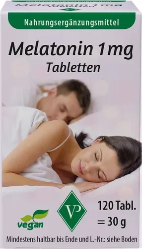 MELATONIN 1 mg vegan Tabletten 120 St