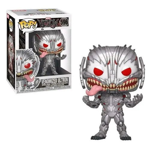 FUNKO POP Marvel Venom #596 Venomized Ultron - Vinyl Figur - Action- & Spielfiguren, original lizenziert und perfekt für Sammler und Marvel-Fans