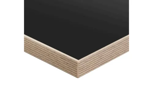 boho office® Schreibtischplatte, Tischplatte in Schwarz in schwarz von boho office