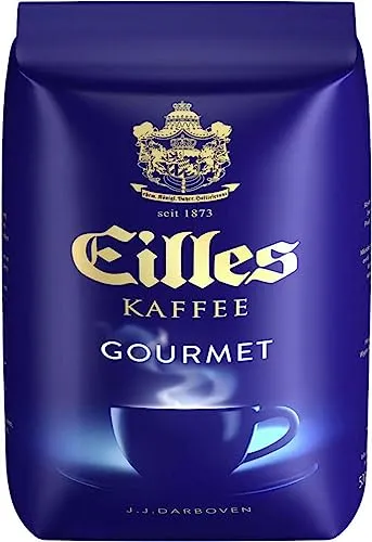 Eilles Bohnenkaffe, 500g - Aromatischer Gourmet Kaffee - Geröstete Kaffeebohnen mit intensiven Aromen, ideal für Kaffeeliebhaber und Genießer.