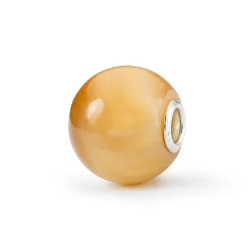 Jumbo Runde Edelstein Beads (Katzenauge) von Trollbeads