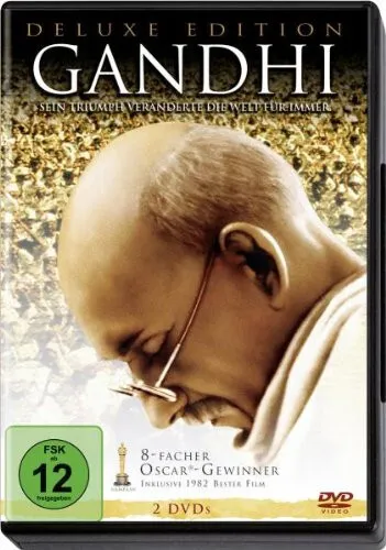 Gandhi (Deluxe Edition, 2 DVDs) - Filme, beeindruckende Biografie des Friedensaktivisten Mahatma Gandhi in einer hochwertigen Deluxe Edition mit umfangreichem Bonusmaterial.