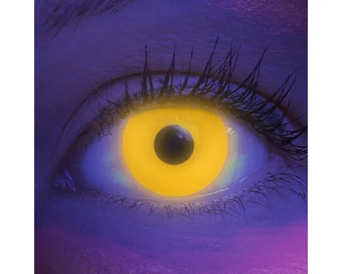 MeralenS Jahreslinsen Farbige Glow Yellow Kontaktlinsen von MeralenS
