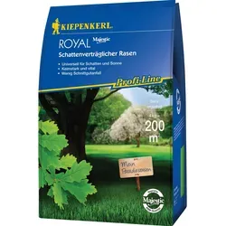 Kiepenkerl Schattenverträglicher Rasen Profi-Line Royal 4 kg - Rasensamen für schattige Plätze, bildet einen tiefgrünen, pflegeleichten und belastbaren Rasenteppich - ideal für entspannende Gartenmomente.