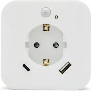 smrter LED-Nachtlicht mit Bewegungsmelder und USB-Anschlüssen
