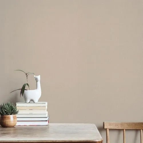 Erismann Vliestapete Elle Leinen Optik Uni Textil Struktur Beige 10444-02