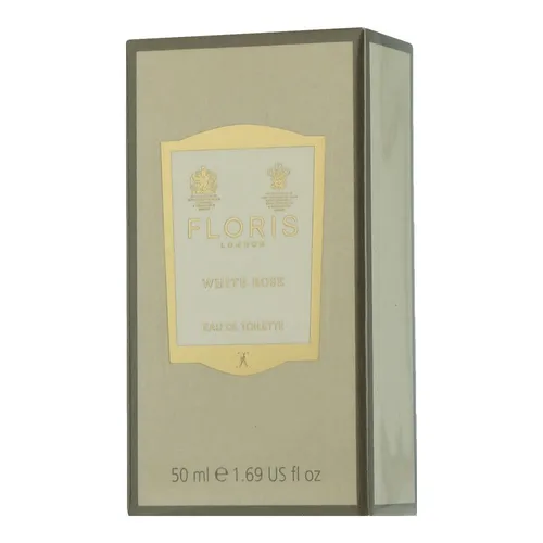 Floris White Rose Eau de Toilette für Damen 50 ml - Damendüfte, zarter blumiger Duft, der Ihre Weiblichkeit unterstreicht und ideal für den täglichen Gebrauch ist.