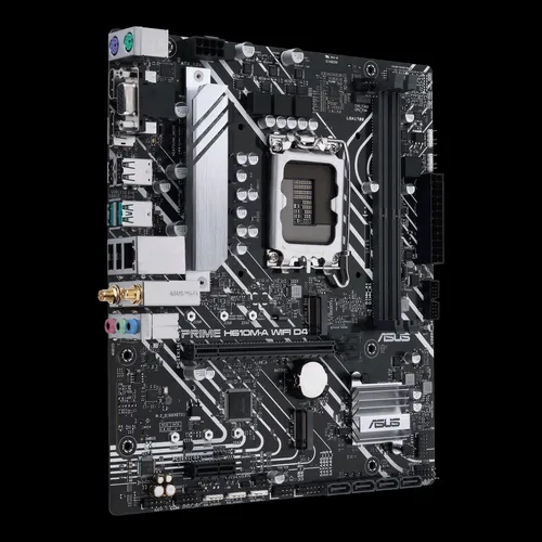 ASUS Prime H610M-A WiFi D4 Mainboard - LGA 1700 Sockel, mATX, WiFi 5, DDR4 Speicher und Aura Sync RGB für ultimative Leistung und stilvolle Beleuchtung