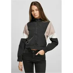 URBAN CLASSICS Langmantel Damen 3-Tone Crinkle Jacket 5XL - Stylischer Langmantel aus 100% Polyester in den Farben Schwarz, Duskrose und Whitesand. Ideal für modische Akzente in der Übergangszeit. Größe 5XL für optimalen Komfort.