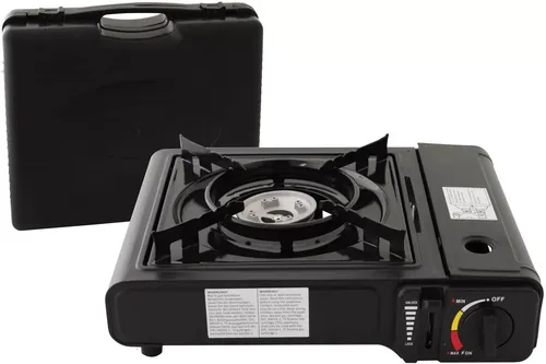 KYNAST Camping Gaskocher im Koffer tragbar Gas Kocher mobil Grill Campingzubehör