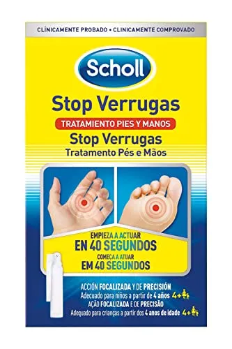 Scholl Fußbehandlungen, verhindert Warzen, entfernt Warzen und liefert sichtbare Ergebnisse in 1 Woche, 80 ml