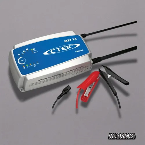 CTEK MXT 14 Autobatterie-Ladegerät, 24 V, 14 A - Fahrzeugbatterie-Ladegeräte mit vollautomatischem 8-stufigen Ladevorgang und Recond-Modus zur Rekonditionierung tiefentladener Batterien. Ideal für optimale Batteriepflege und Verlängerung der Lebensdauer.