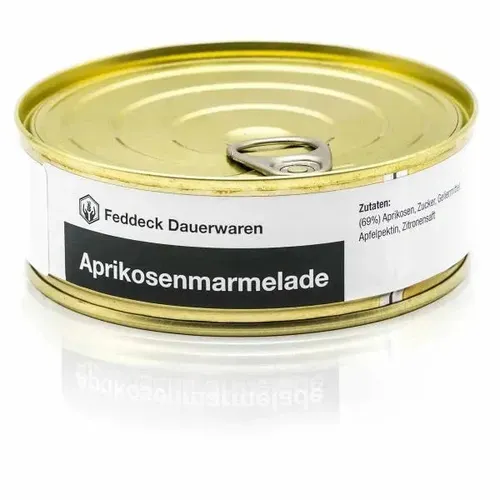 Feddeck Dauerwaren Dosenmarmelade Aprikose 200 g