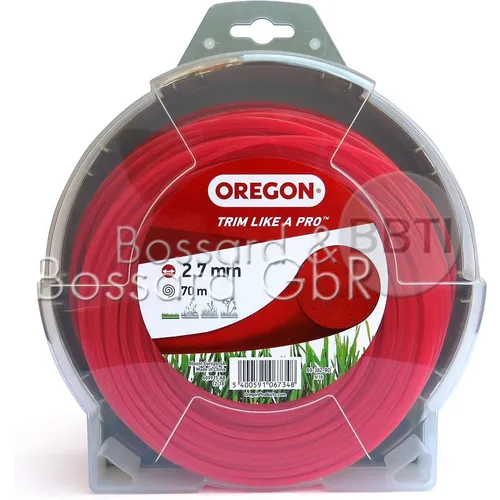 OREGON Roundline Mähfaden 2,7 mm x 70 m Nylonfaden Freischneider Sense Trimmer