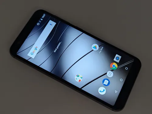 Gigaset GS185 16GB Silber Android Smartphone Dual SIM