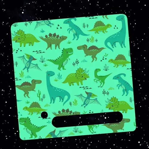 Toniebox Bunte Dinos Nachtleuchtend Folie Aufkleber Schutzfolie Zubehör Y031