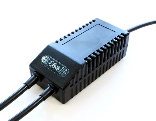 C64 FDD Dual PSU Modern Black EU