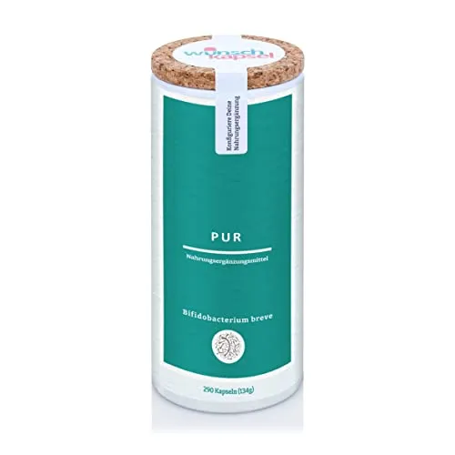 Bifidobacterium breve, 3 Milliarden (3 x 10^9) KbE pro Tag), 290 vegane Premium-Kapseln, handgefertigt aus der Wunschkapsel-Manufaktur