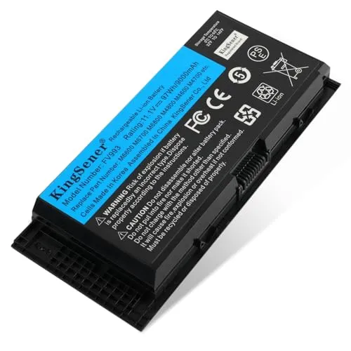 KingSener FV993 Laptop Akku Batterie für Dell Precision M6600 M6700 M6800 M4800 M4600 M4700 FJJ4W PG6RC R7PND OTN1K5 11.1V 97WH