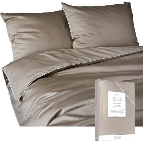 Deco4Home Bettwäsche Makosatin Pure 180x200cm in Taupe