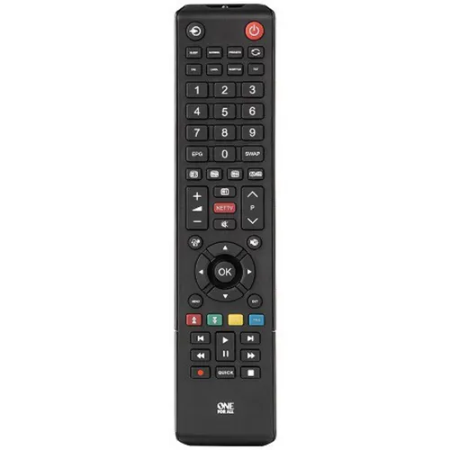 One For All TV-Ersatzfernbedienung Toshiba - Schwarz, keine Einrichtung erforderlich und lernfähig für alle Toshiba Fernseher