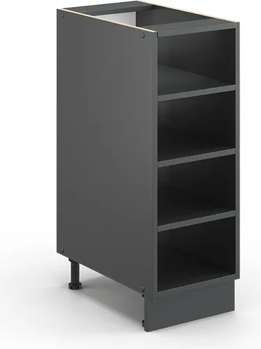 Vicco Unterschrank Fame-Line, Anthrazit, 30 cm in grau von Vicco
