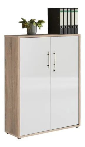 BMG Möbel Aktenschrank Office Edition 3 OH, abschließbar und modern - Moderner Aktenschrank 3 OH, abschließbar, ideal für Aktenordner, mit 2 Türen und wählbaren Farbkombinationen. Bietet sicheren Stauraum und sorgt für eine stilvolle Büroumgebung.