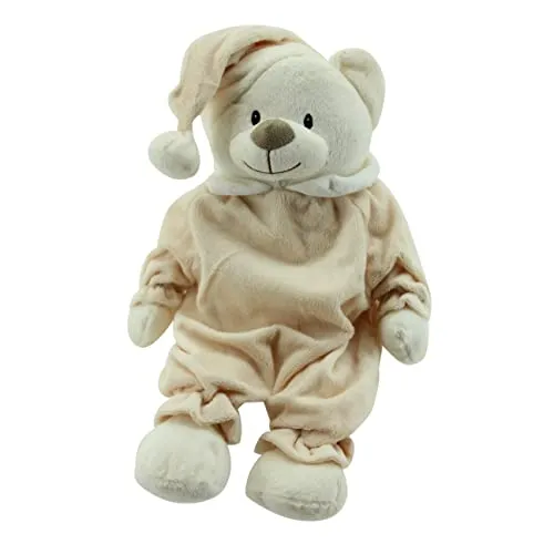 Sweety-Toys 5826 Schlafbär Sleepy Kuschelbär Teddy ca.40cm, braun supersoft
