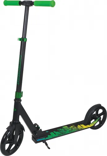 Schildkröt® City Scooter Street Artist 2.0 - Klappbarer Freizeit-Roller aus Aluminium - Roller / Kickboards mit 200mm Rädern und ABEC 7 Kugellagern für exzellentes Abrollverhalten. Ideal für Kinder und Erwachsene, leicht zusammenklappbar und mit rutschfestem Deck für sicheren Fahrspaß.