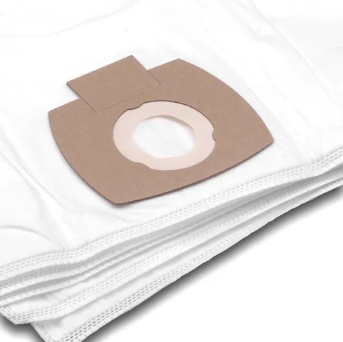 vhbw 5x Staubbeutel kompatibel mit Makita VC3011L, VC2000L, VC2512L, VC2012L, 446L, VC2010L, VC2511, VC2021L Staubsauger - 42cm x 28,5cm Weiß