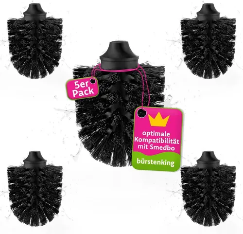 Badzubehör Schwarz von Bürstenking