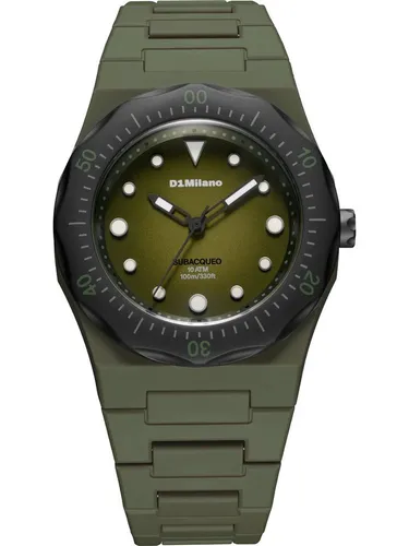 D1 Milano Quarzuhr Herren Analog Quarz Klassikuhr - Elegante Quarzuhr mit hochwertiger Polycarbonat-Oberfläche und Butterfly-Faltschließe. Ideal für jeden Anlass und ein zeitloses Geschenk für Uhrenliebhaber.