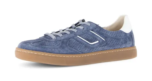 Gabor DAVOS Sneaker, Freizeitschuh, Halbschuh, Schnürschuh mit Lochmuster, Weite H