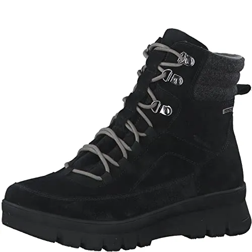 Tamaris Comfort Stiefelette 8-8-86214-29-29 schwarz 37 Weit Comfort Fit Removable Footbed Recycled PET & TEX Membran