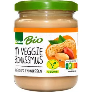 Edeka Nussmus My Veggie Erdnussmus, BIO, 250g