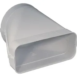 OPTIMAIRO Übergangsstück 22 x 89/NW 150 Kunststoff weiß - Dunstabzugshauben-Zubehör für strömungsoptimierte Verbindungen, sorgt für leistungsstarke und reibungslose Luftförderung. Ideal für effiziente Lüftungssysteme.