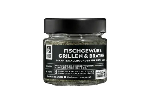 Bremer Gewürzhandel Gewürz Fischgrill- und Bratgewürz, gemahlen, im Glas, 25 g