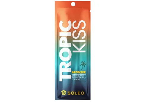 Soleo Selbstbräunungslotion Soleo Basic Tropic Kiss Bräunungsbronzer 15 ml, 1-tlg., Mit Kakaobutter und Walnussextrakt für das Solarium