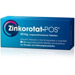 Zinkorotat-POS - Nahrungsergänzungsmittel zur gezielten Zufuhr von Zink bei Mangel, mit hoher Bioverfügbarkeit und schonender Wirkung auf die Magenschleimhaut.
