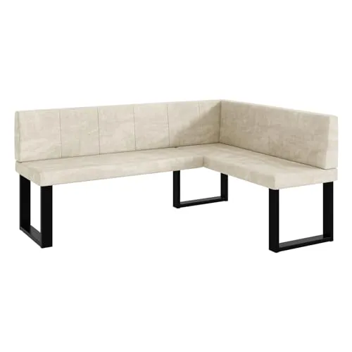 MEBLINI Eckbank für Esszimmer in weiß von MEBLINI