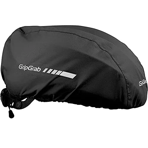 GripGrab Regenüberzug Fahrradhelm Radsport Helm Regenschutz Fahrrad Regenhaube Wasserdicht Helmüberzug Reflektierend