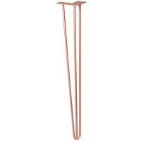 WAGNER design yourself Möbelfuß - HAIRPIN LEG - Retro Style - Zubehör für Möbel, konisch verlaufendes Tischbein aus pulverbeschichtetem Stahl, ideal für individuelle Möbelgestaltungen in verschiedenen Farben.