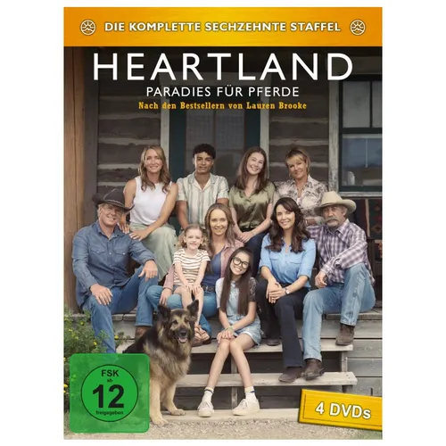 Heartland - Paradies für Pferde - Staffel 16 [4 DVDs] - Familienfreundlicher Pferdefilm, freigegeben ab 12 Jahren, ideal für Pferdeliebhaber und Fans der Serie.