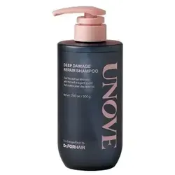 UNOVE Deep Damage Repair Shampoo, 500 ml - Tiefenpflegendes Shampoo für geschädigtes Haar: Mit Keratin-PF und Nährstoffen zur Wiederherstellung von Kraft und Vitalität, ideal für gesundes, glänzendes Haar.